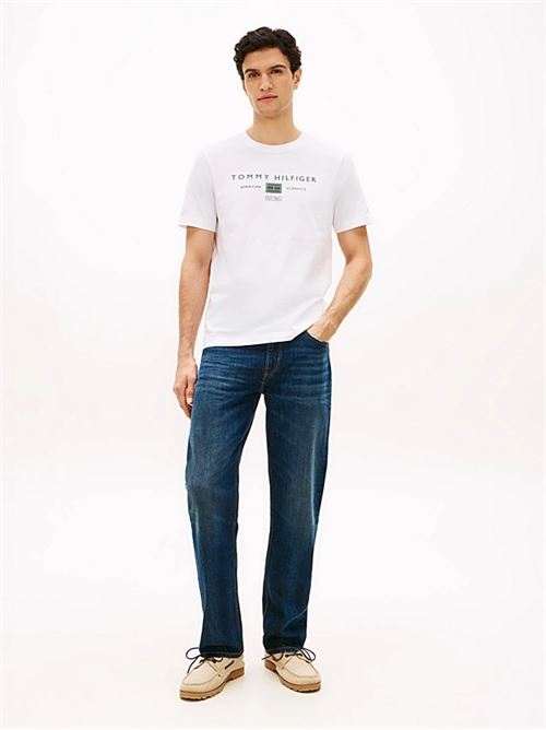 brand love mono stack tee TOMMY HILFIGER | MW0MW42365YBR